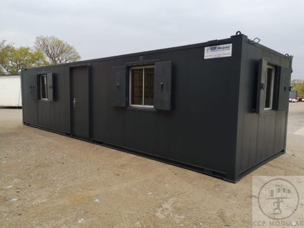 32 x 10 Dark Grey Newly Painted Anti vandal office or Welfare unit 01