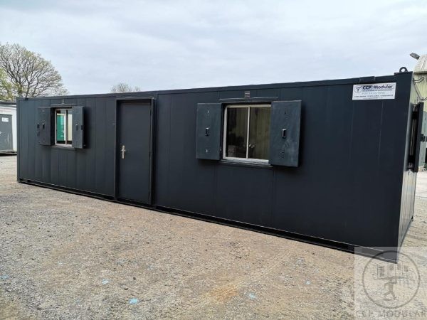 32 x 10 Dark Grey Newly Painted Anti vandal office or Welfare unit 02