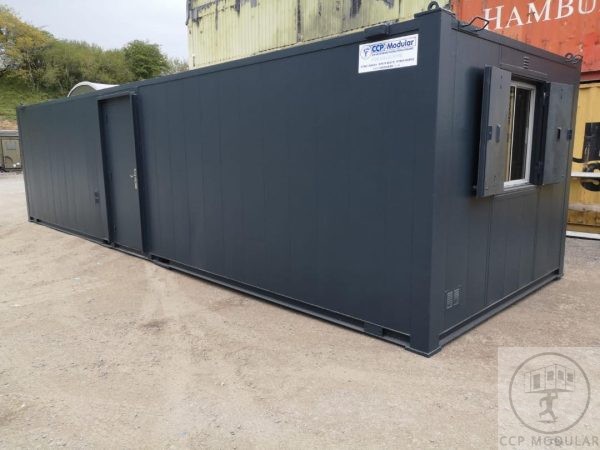 32 x 10 Dark Grey Newly Painted Anti vandal office or Welfare unit 03